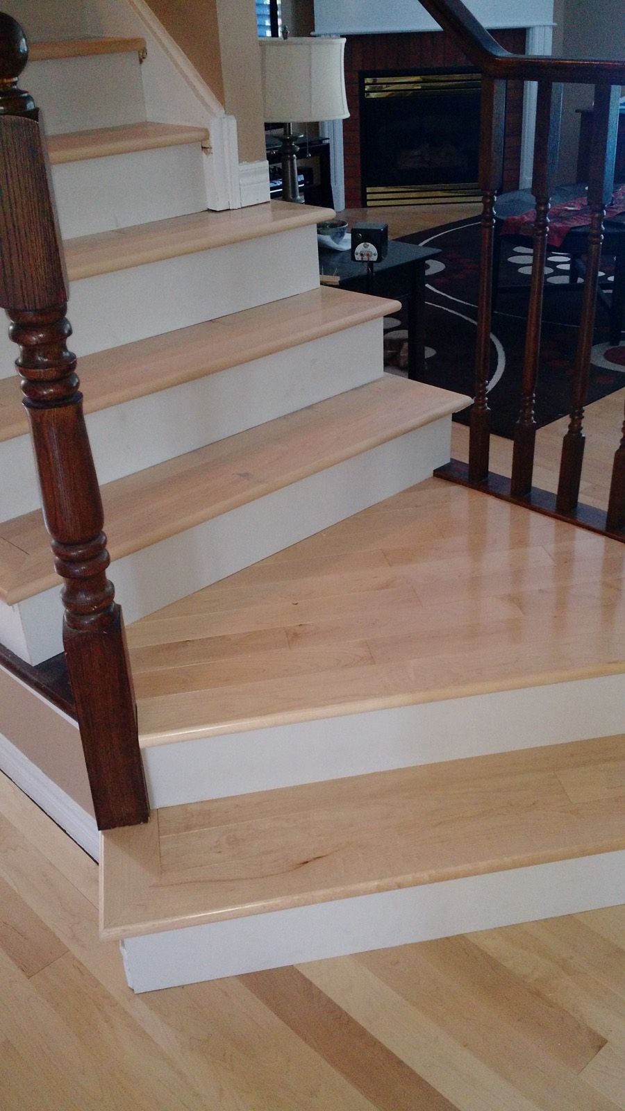 Custom Hardwood Stairs