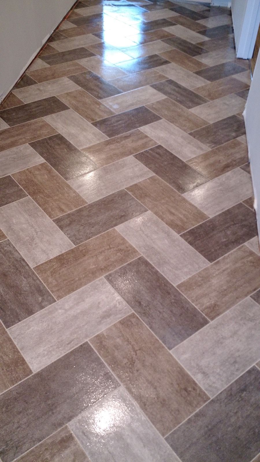 Patterned Tile Flooring